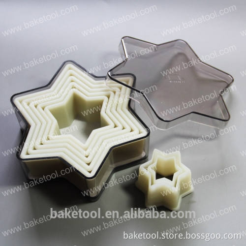 7pcs star shaped nylon cutters set